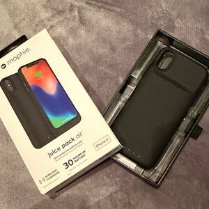 mophie Black Juice Pack Air Battery Case for iPhone X